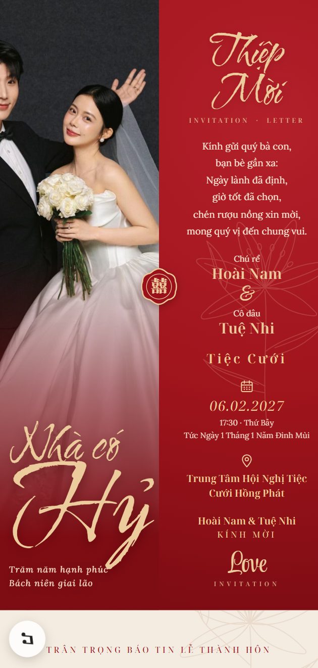 Mẫu Đỏ Chia Đôi